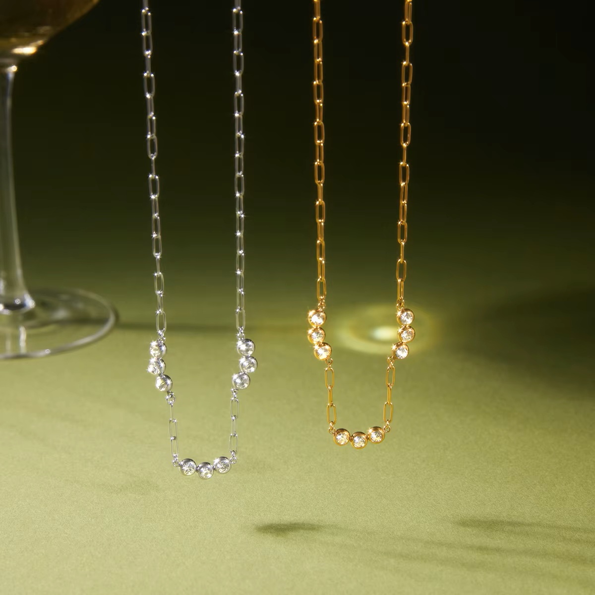 Elenys Sparkle Line náhrdelník délka 40+5 cm